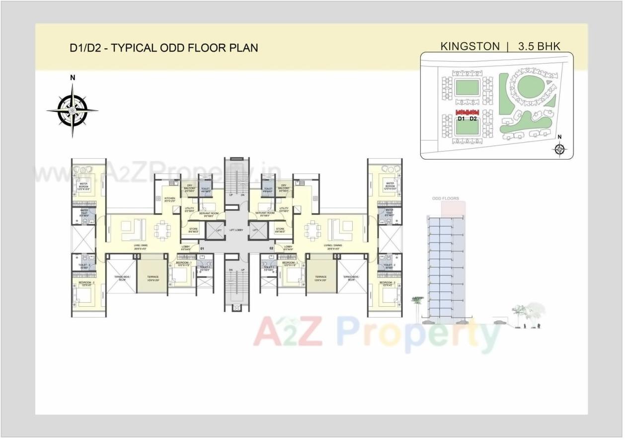 Layout of real estate project The Metrozone Aspen located at Nashik-m-corp, Nashik, Maharashtra