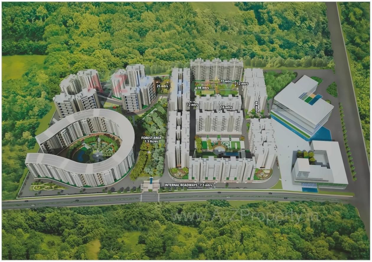 Layout of real estate project The Metrozone Aspen located at Nashik-m-corp, Nashik, Maharashtra