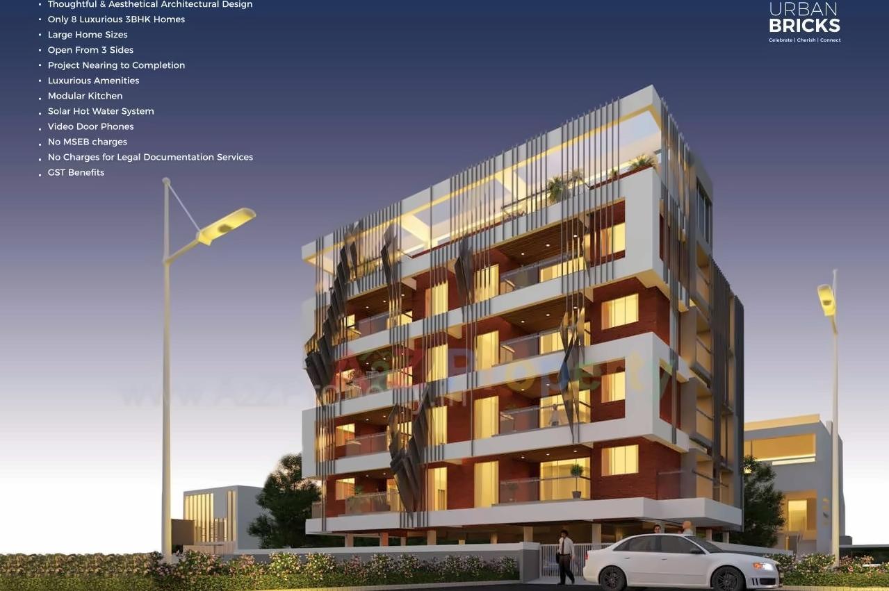 3D Elevation of real estate project Urban Bricks located at Nashik, Nashik, Maharashtra