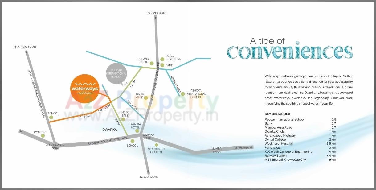 of real estate project Waterways located at Nashik-m-corp, Nashik, Maharashtra