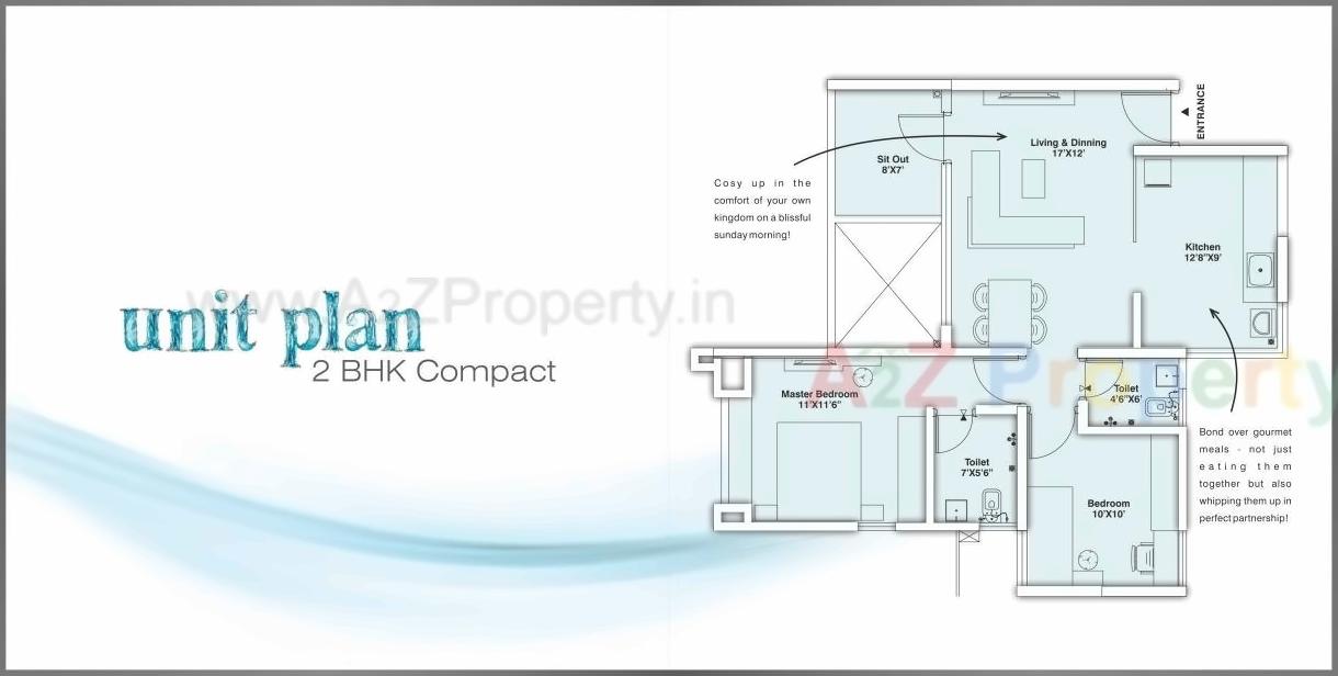 Layout of real estate project Waterways located at Nashik-m-corp, Nashik, Maharashtra
