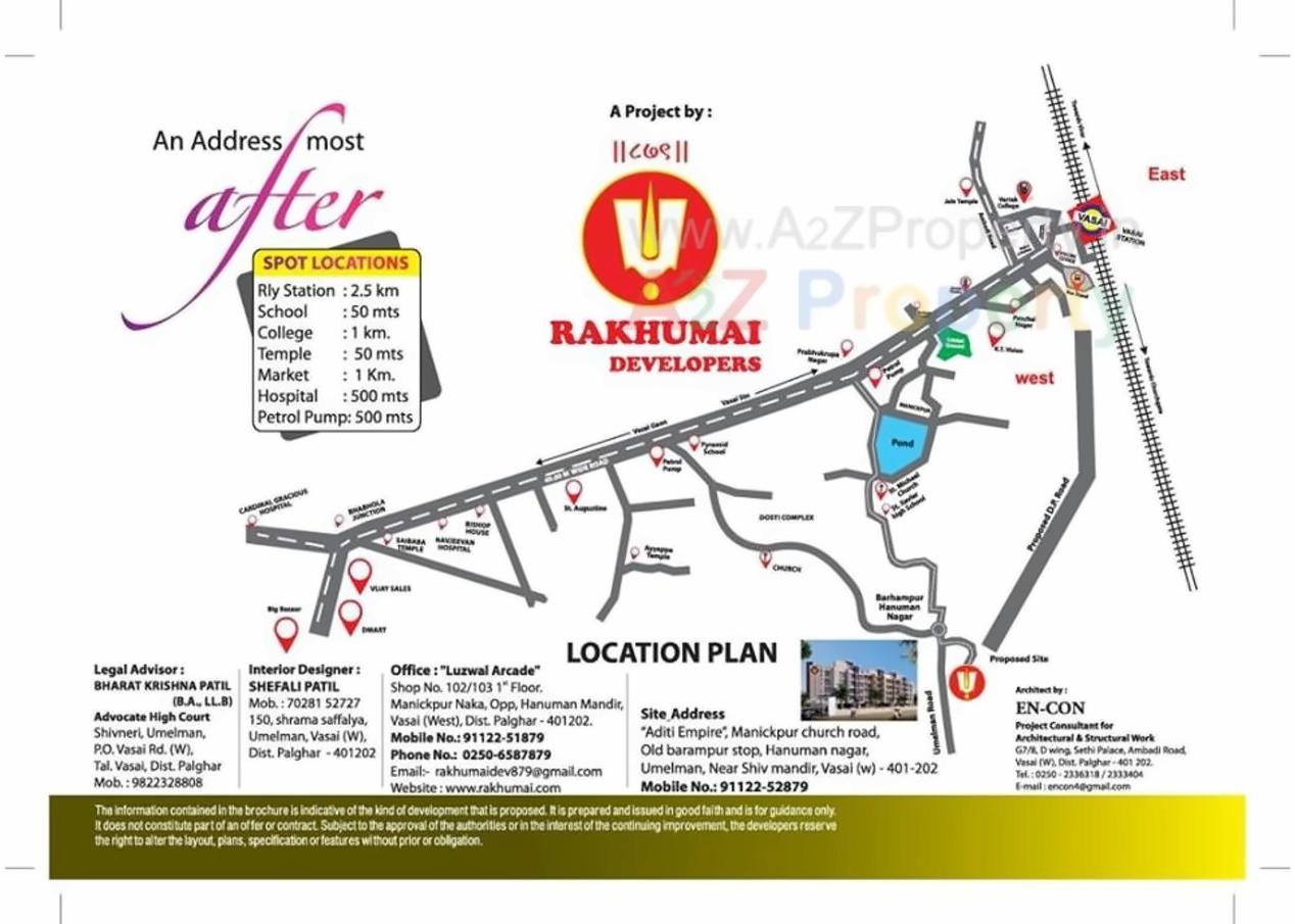  of real estate project Aditi Empire located at Vasaivirar-city-m-corp, Palghar, Maharashtra