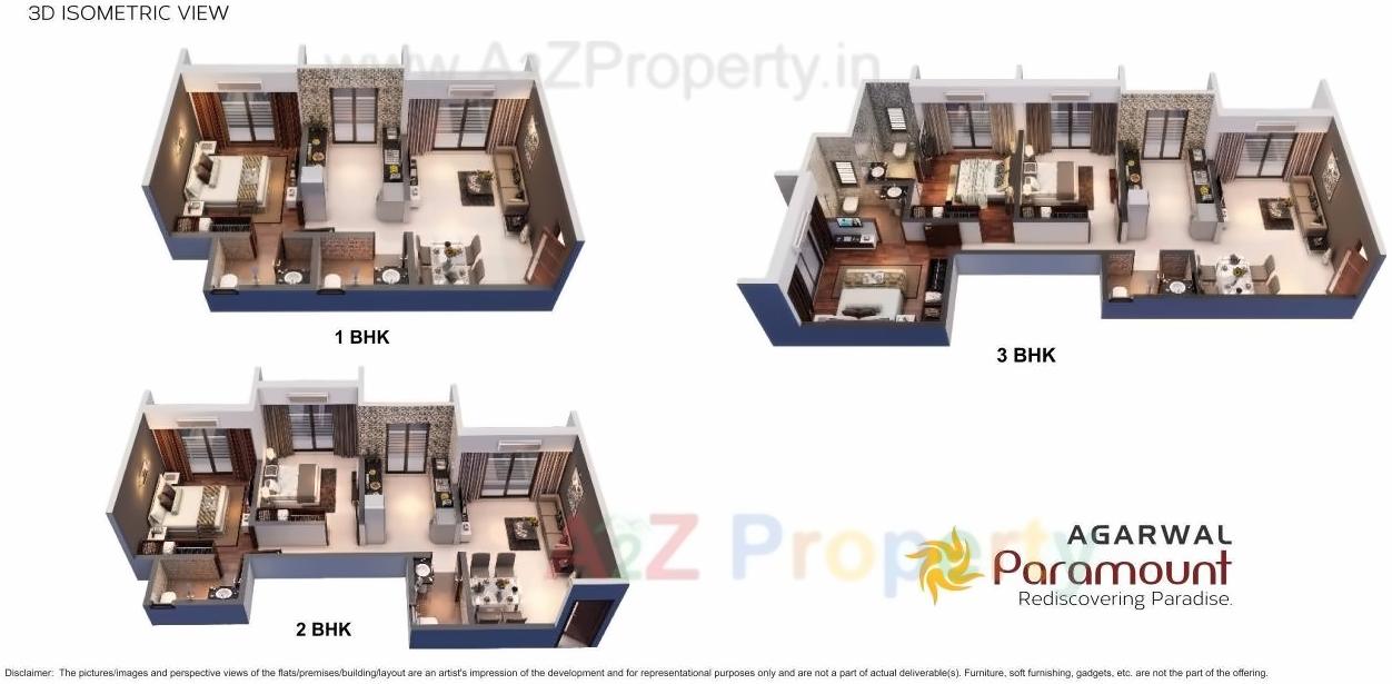 Layout of real estate project Agarwal Paramount located at Vasaivirar-city-m-corp, Palghar, Maharashtra