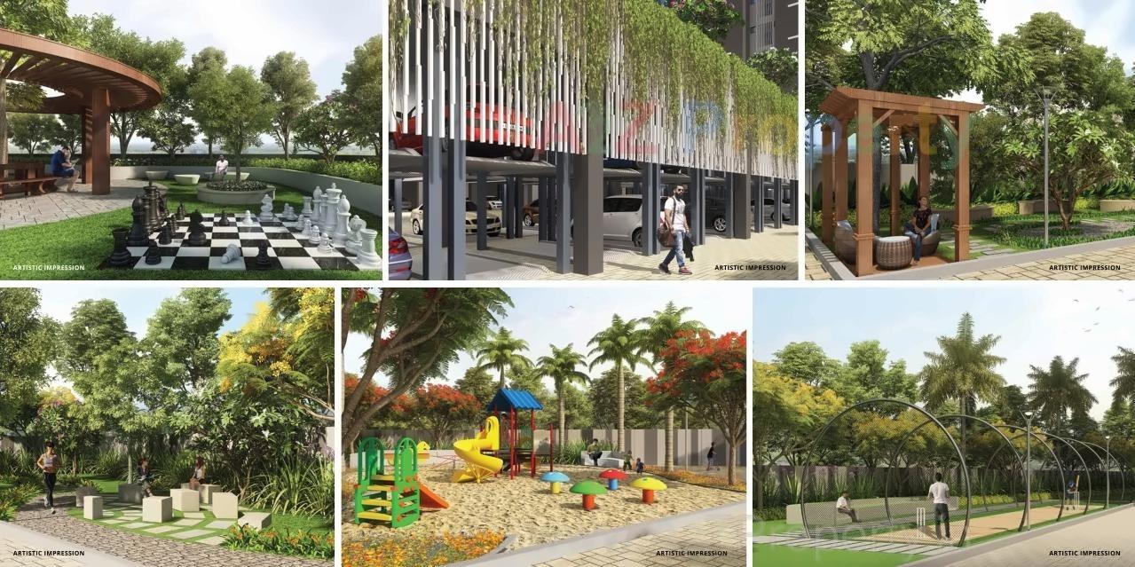 3D Elevation of real estate project Bachraj Lifespace located at Vasaivirar-city-m-corp, Palghar, Maharashtra