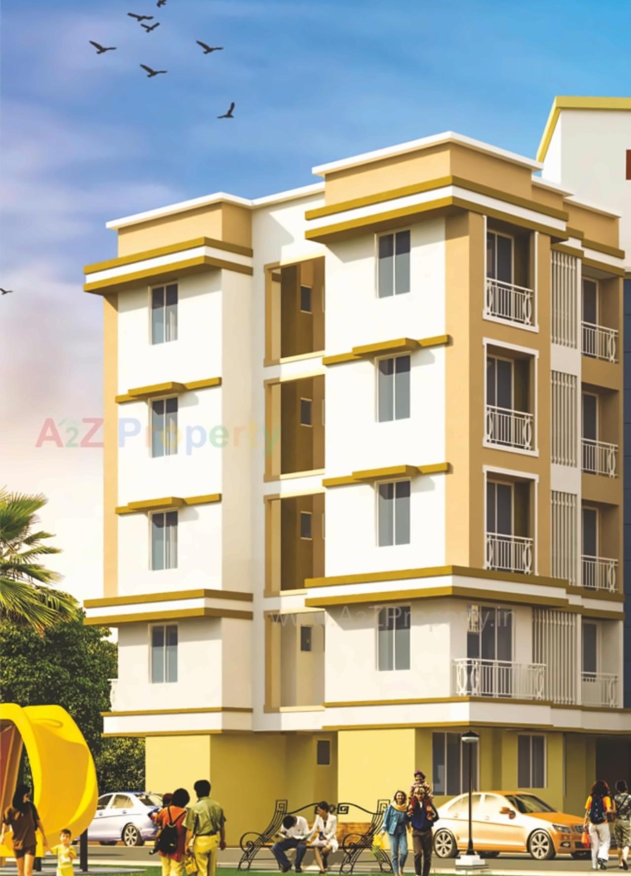 3D Elevation of real estate project Bhavani Darshan located at Shirgaon, Palghar, Maharashtra