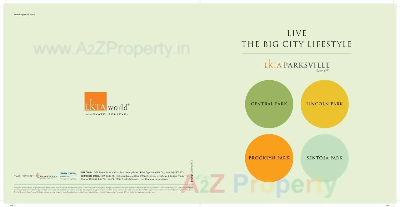 Image 19343 1 of real estate project Brooklyn Park located at Vasaivirar-city-m-corp, Palghar, Maharashtra