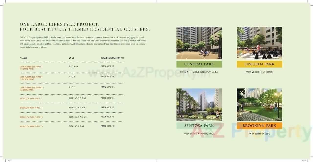  of real estate project Ekta Parksville located at Vasaivirar-city-m-corp, Palghar, Maharashtra