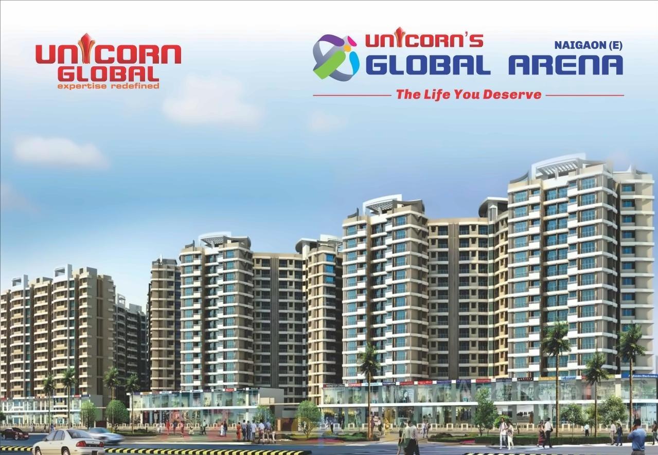 3D Elevation of real estate project Global Arena located at Tivari, Palghar, Maharashtra