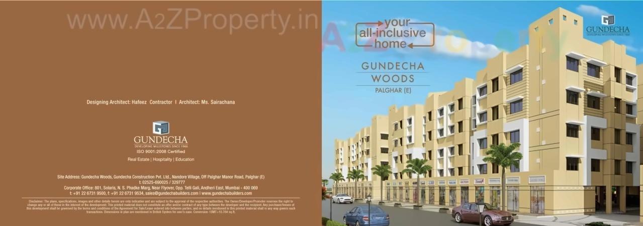 3D Elevation of real estate project Gundecha Woods located at Nandore, Palghar, Maharashtra