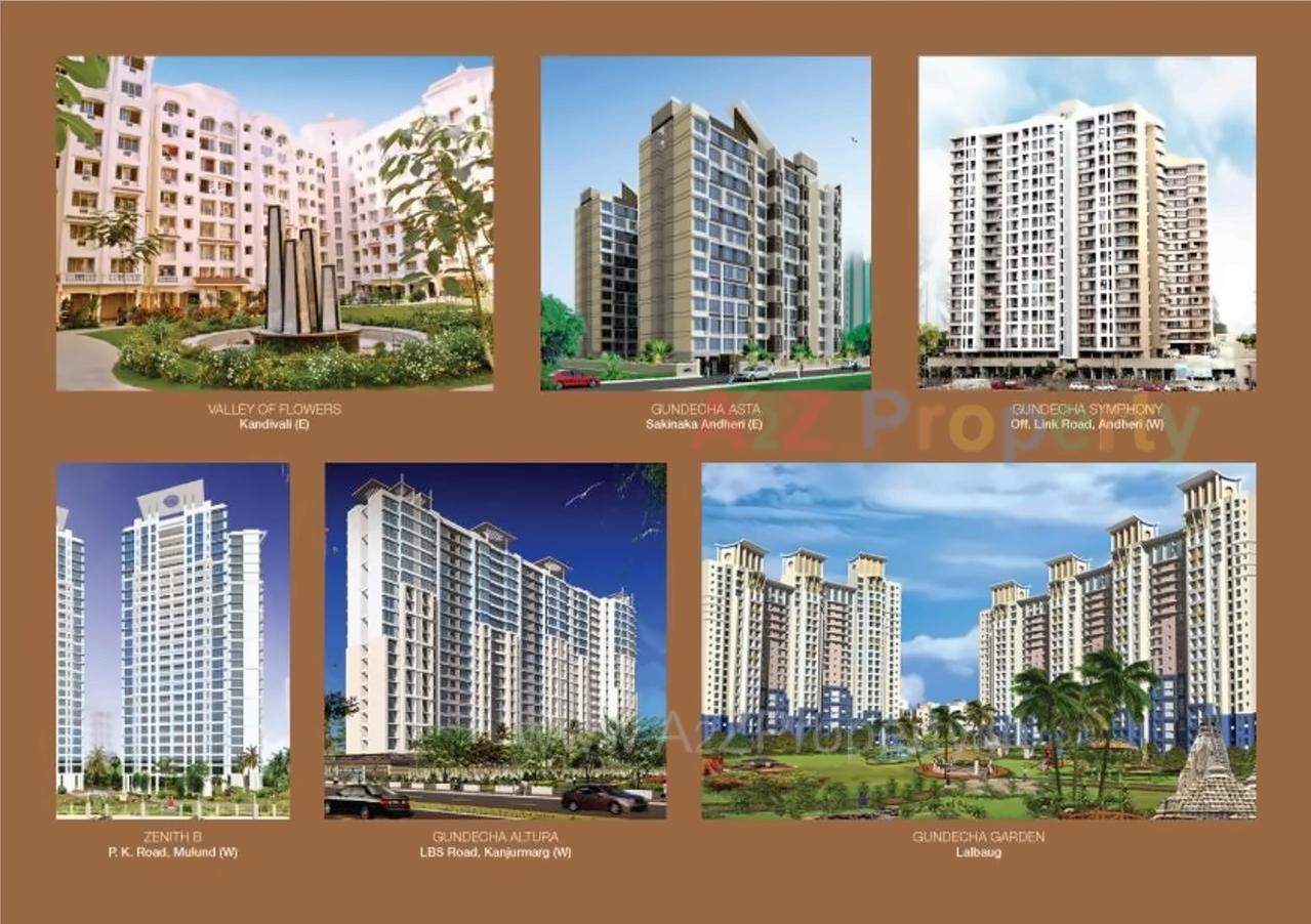 3D Elevation of real estate project Gundecha Woods located at Nandore, Palghar, Maharashtra