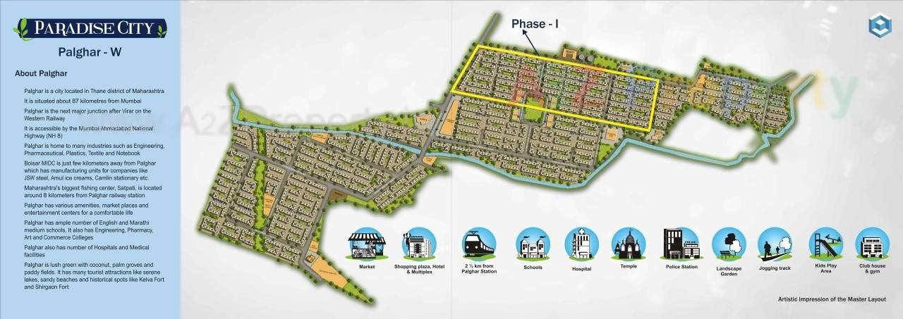 Image 23536 2 of real estate project Hdil Paradise City Sector located at Mahim, Palghar, Maharashtra