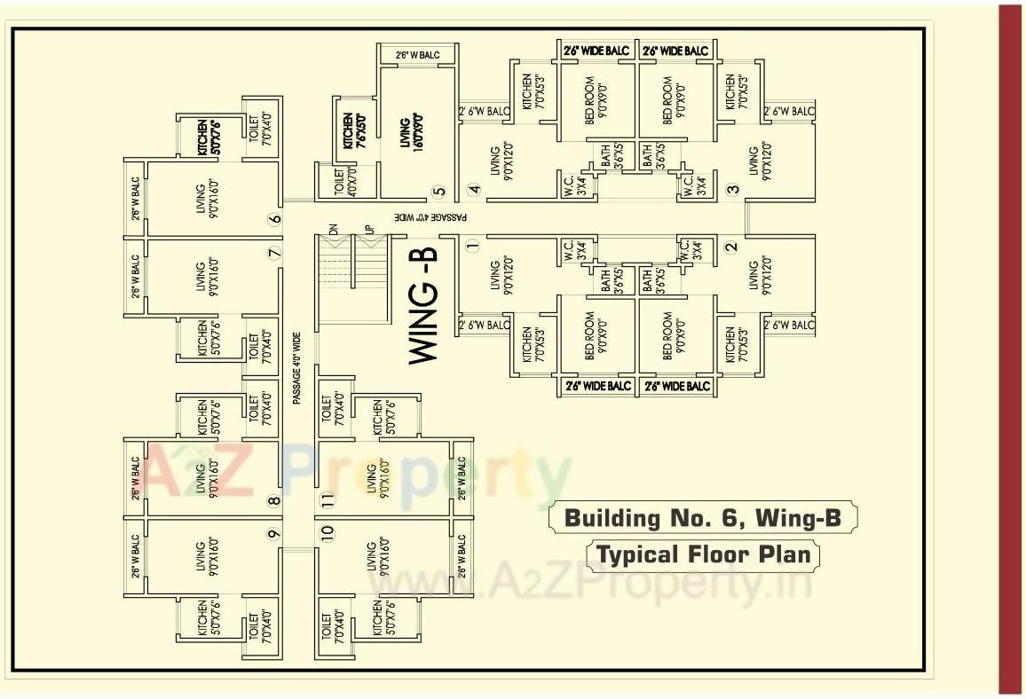Layout of real estate project Jollity Olive located at Varangade, Palghar, Maharashtra