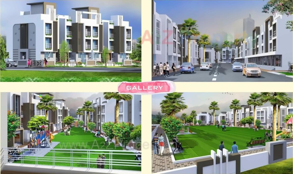 3D Elevation of real estate project Jollity Olive located at Varangade, Palghar, Maharashtra