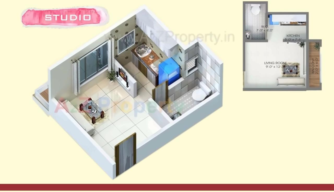 Layout of real estate project Jollity Olive located at Varangade, Palghar, Maharashtra