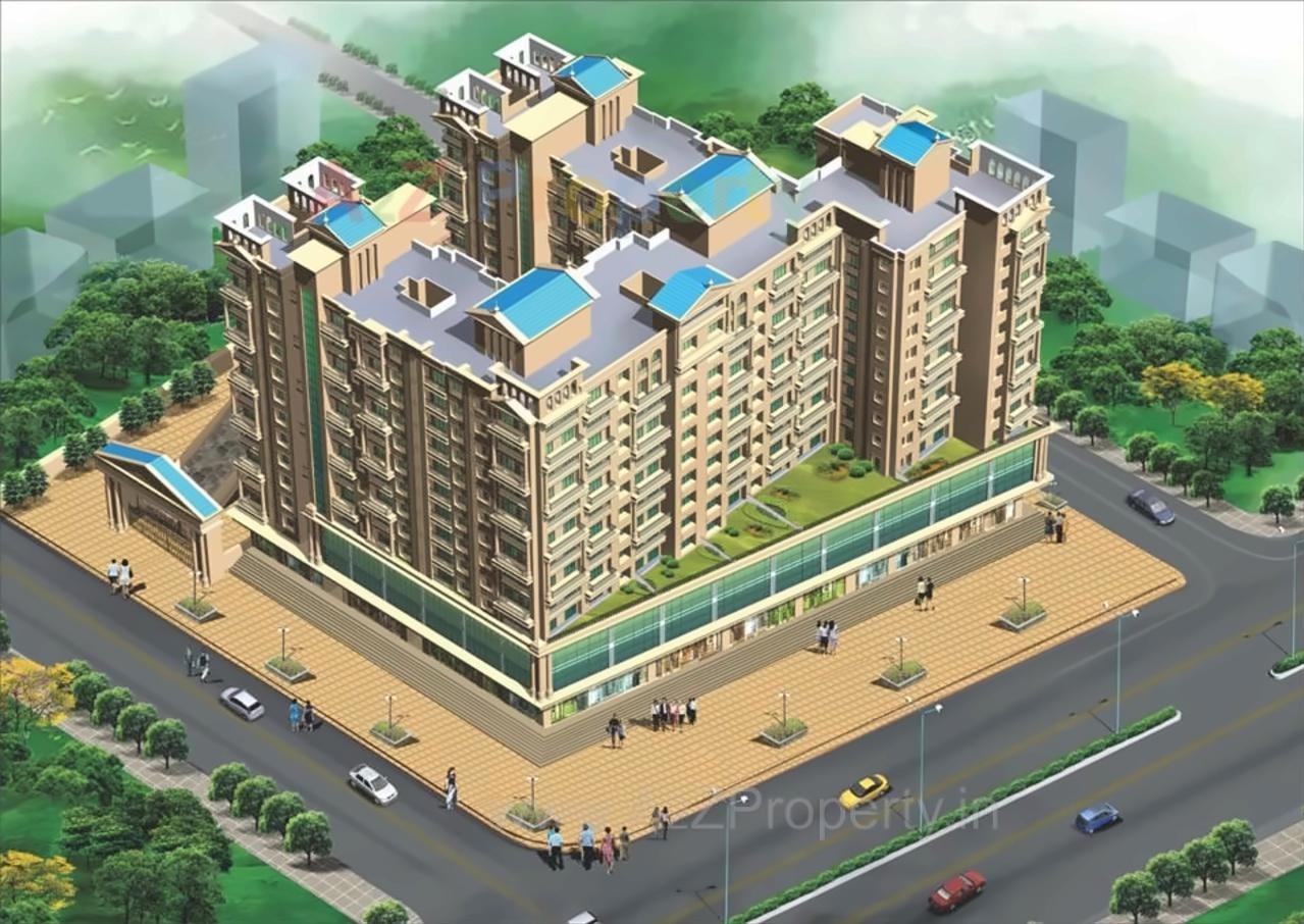 3D Elevation of real estate project Kingston Court located at Vasaivirar-city-m-corp, Palghar, Maharashtra