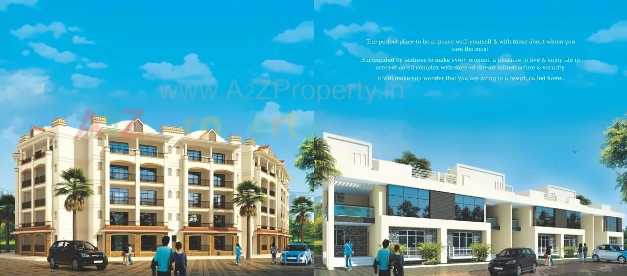 3D Elevation of real estate project Majestic Meadows located at Dhekale, Palghar, Maharashtra