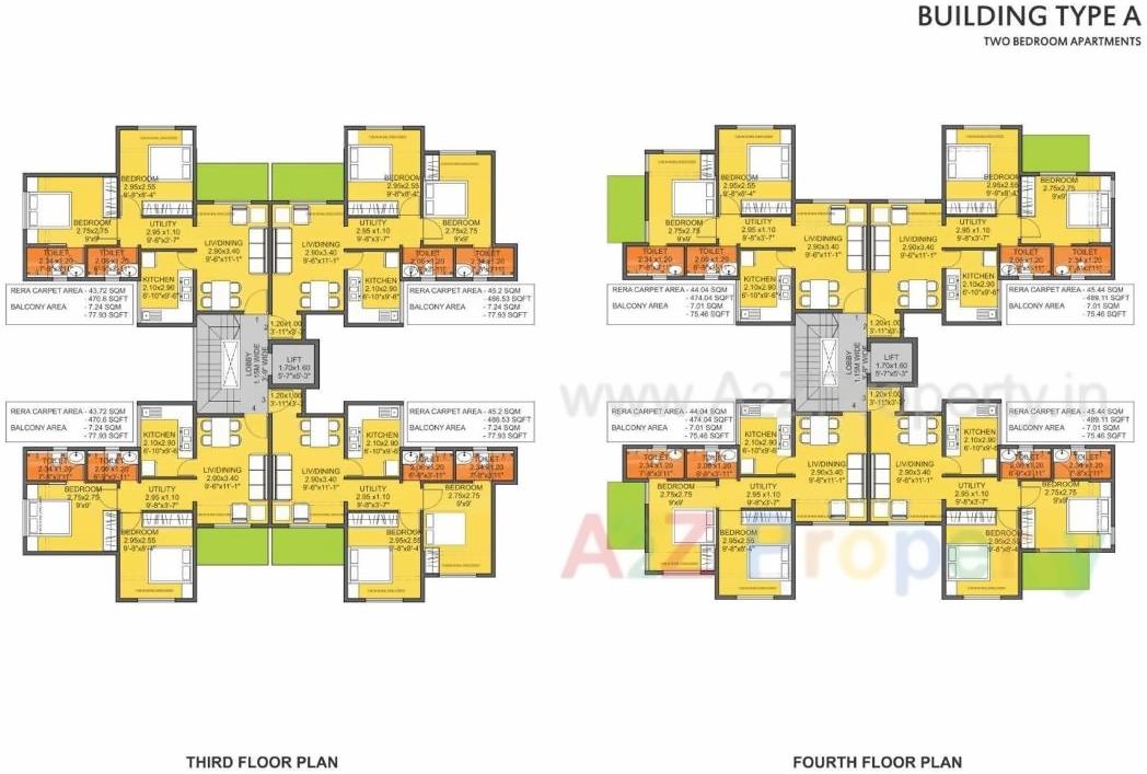 Layout of real estate project Maple Terraces located at Shelwali, Palghar, Maharashtra