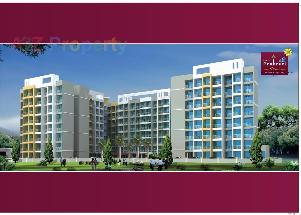3D Elevation of real estate project Maruti Prakkruti located at Vasaivirar-city-m-corp, Palghar, Maharashtra