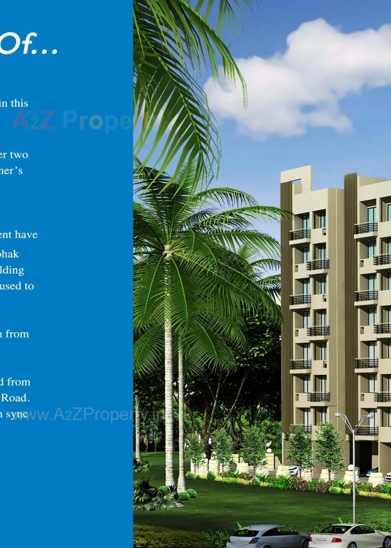 3D Elevation of real estate project Mohak Oyster Living located at Vasaivirar-city-m-corp, Palghar, Maharashtra