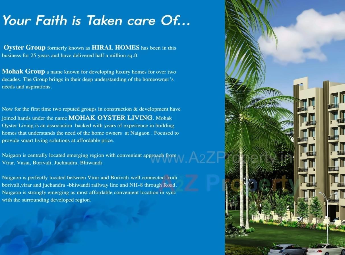  of real estate project Mohak Oyster Living located at Vasaivirar-city-m-corp, Palghar, Maharashtra