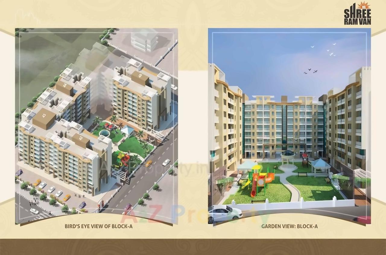 3D Elevation of real estate project N G Shree Ram Van located at Vasaivirar-city-m-corp, Palghar, Maharashtra