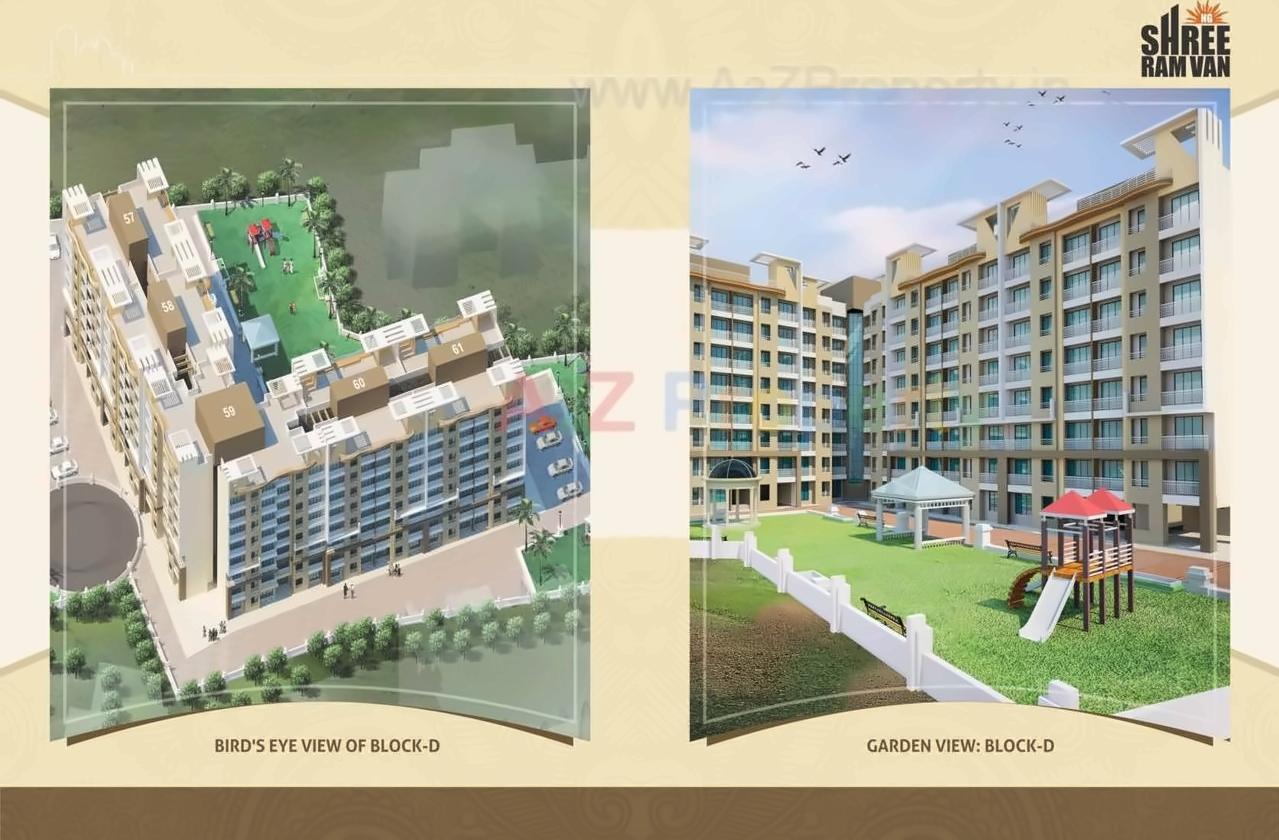 3D Elevation of real estate project N G Shree Ram Van located at Vasaivirar-city-m-corp, Palghar, Maharashtra