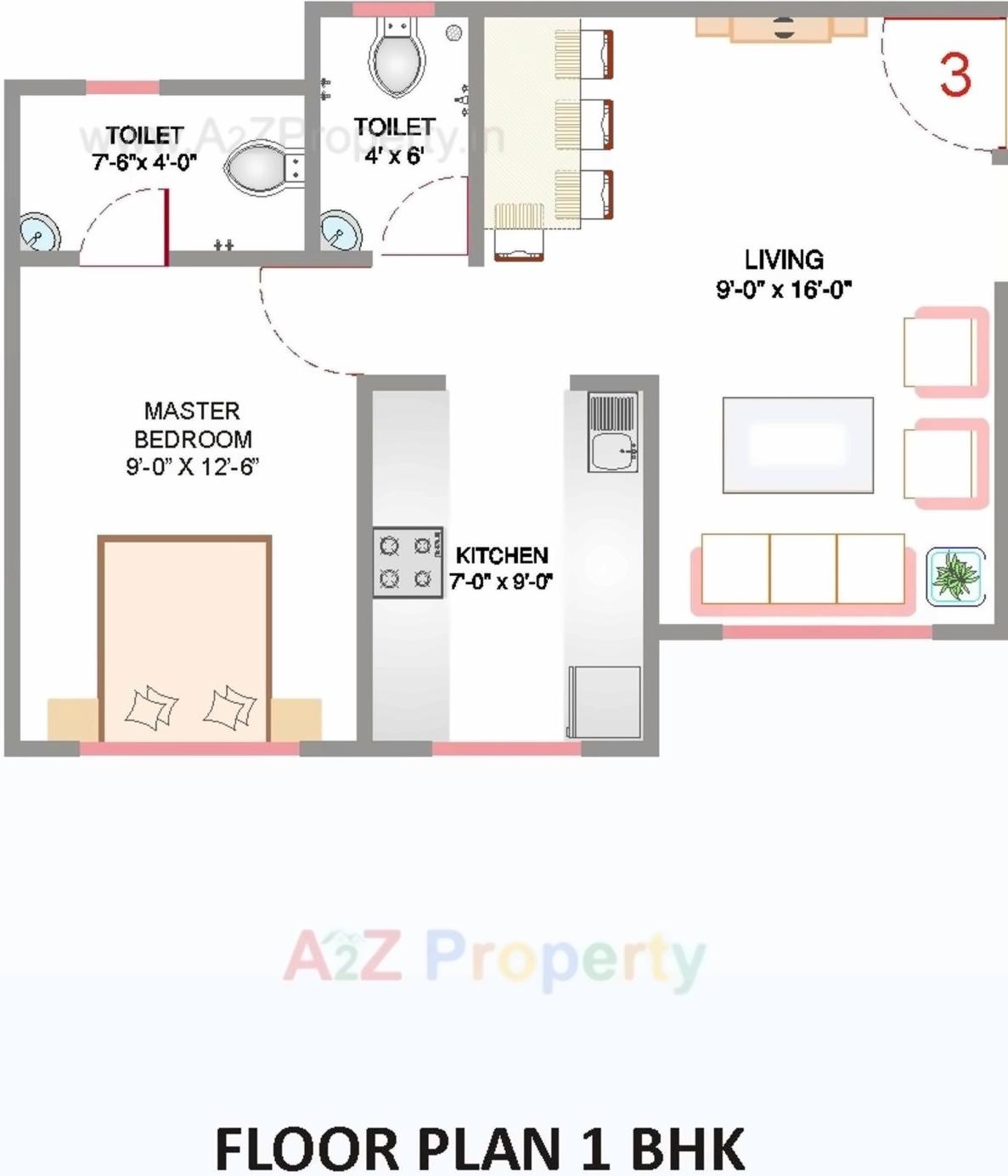 Layout of real estate project Nand Dham Complex located at Parnali, Palghar, Maharashtra