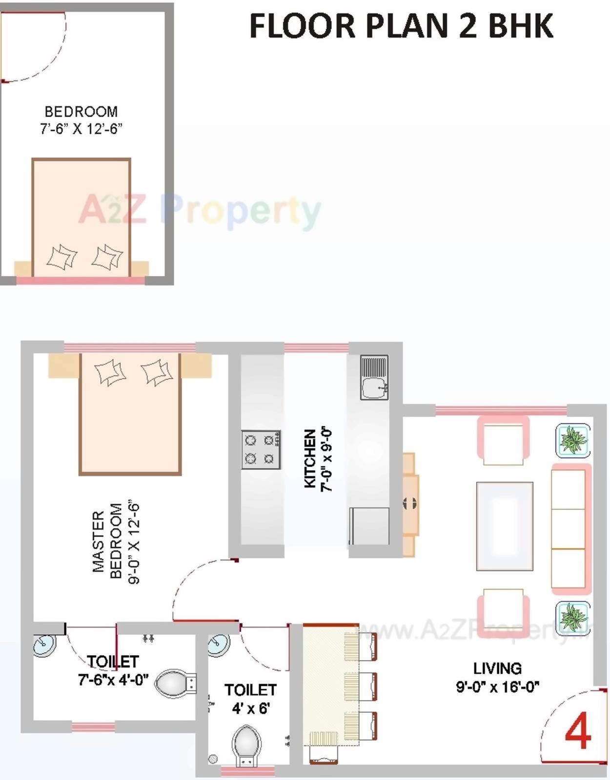 Layout of real estate project Nand Dham Complex located at Parnali, Palghar, Maharashtra