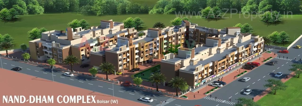 3D Elevation of real estate project Nand Dham Complex located at Parnali, Palghar, Maharashtra