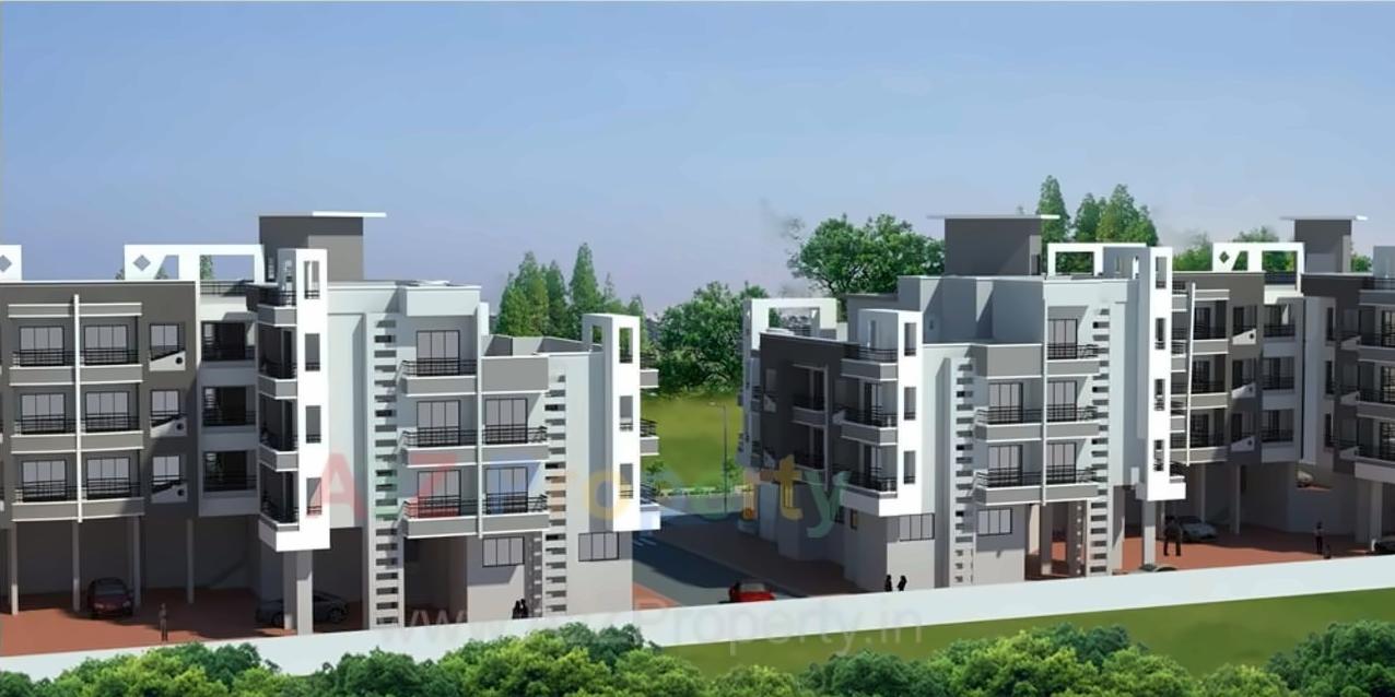 3D Elevation of real estate project Narmada Vihar located at Kurgaon, Palghar, Maharashtra