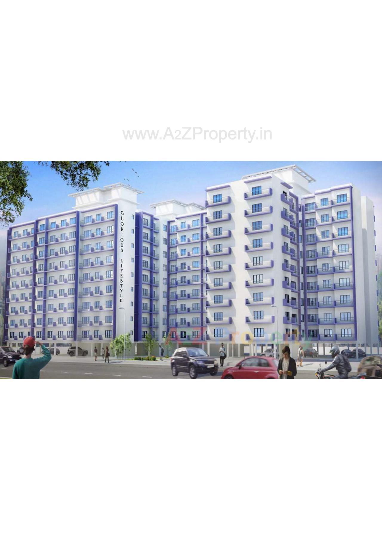 3D Elevation of real estate project Nine Construction located at Vasaivirar-city-m-corp, Palghar, Maharashtra