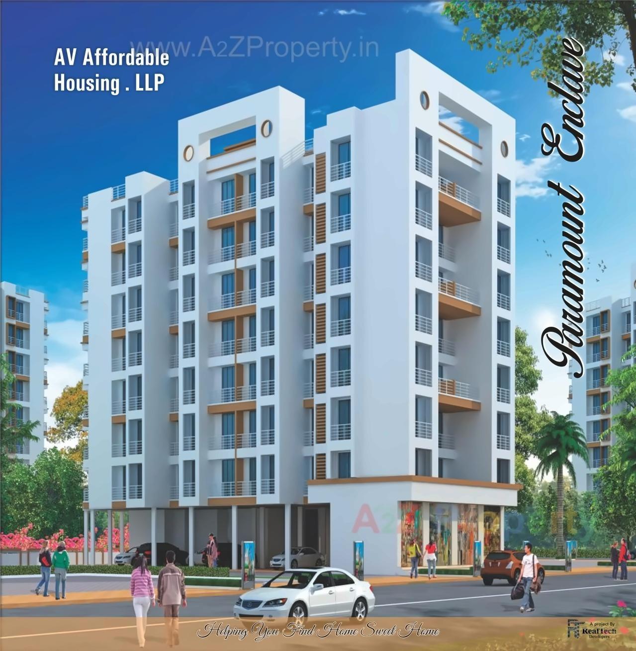 3D Elevation of real estate project Paramount Enclave  No located at Mahim, Palghar, Maharashtra