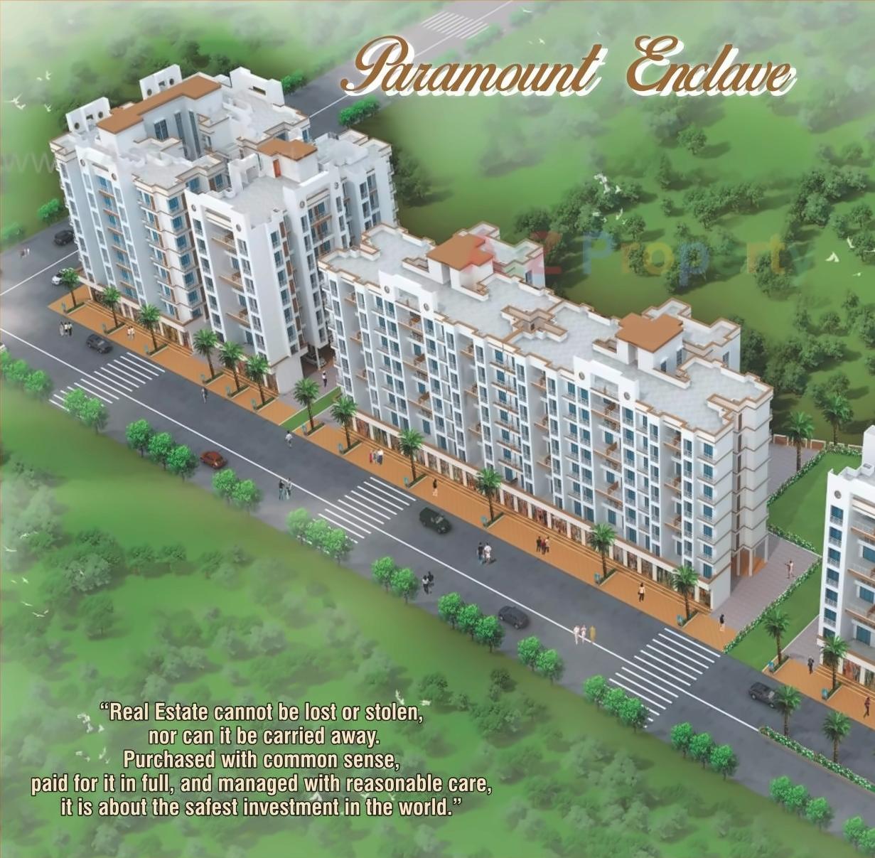 3D Elevation of real estate project Paramount Enclave  No located at Mahim, Palghar, Maharashtra
