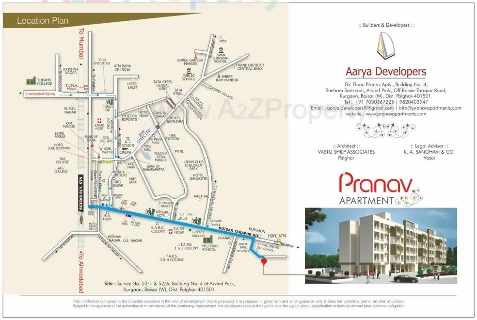  of real estate project Pranav Apartment located at Kurgaon, Palghar, Maharashtra