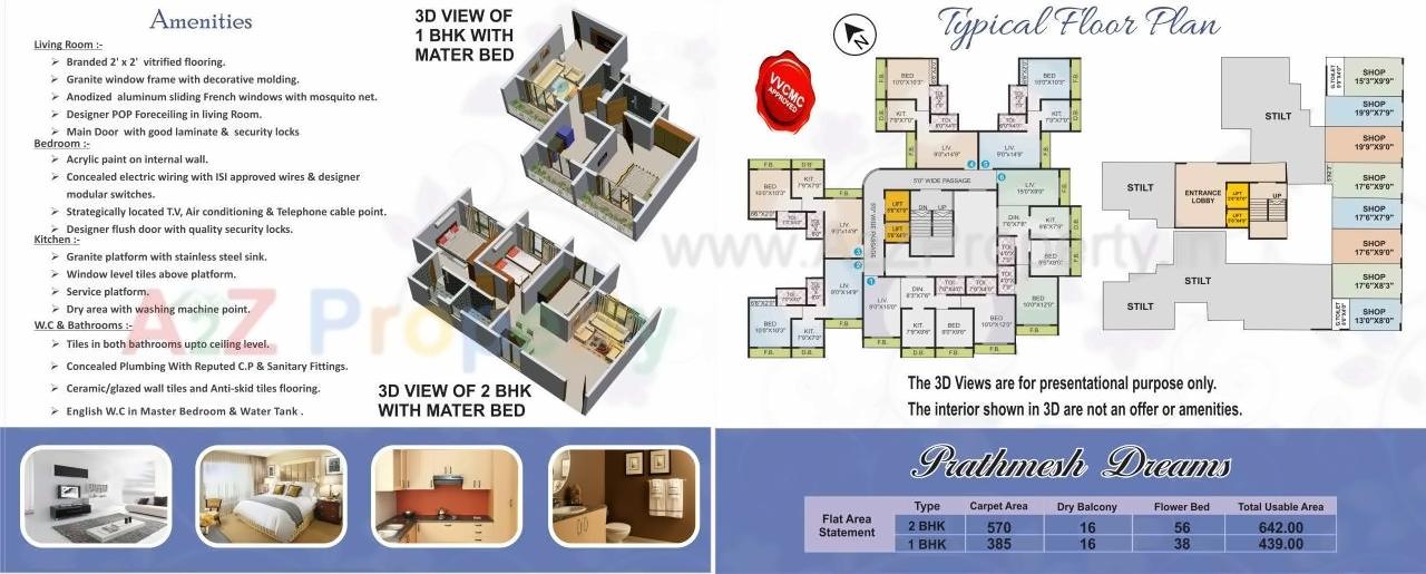 Layout of real estate project Prathmesh Dreams located at Vasaivirar-city-m-corp, Palghar, Maharashtra
