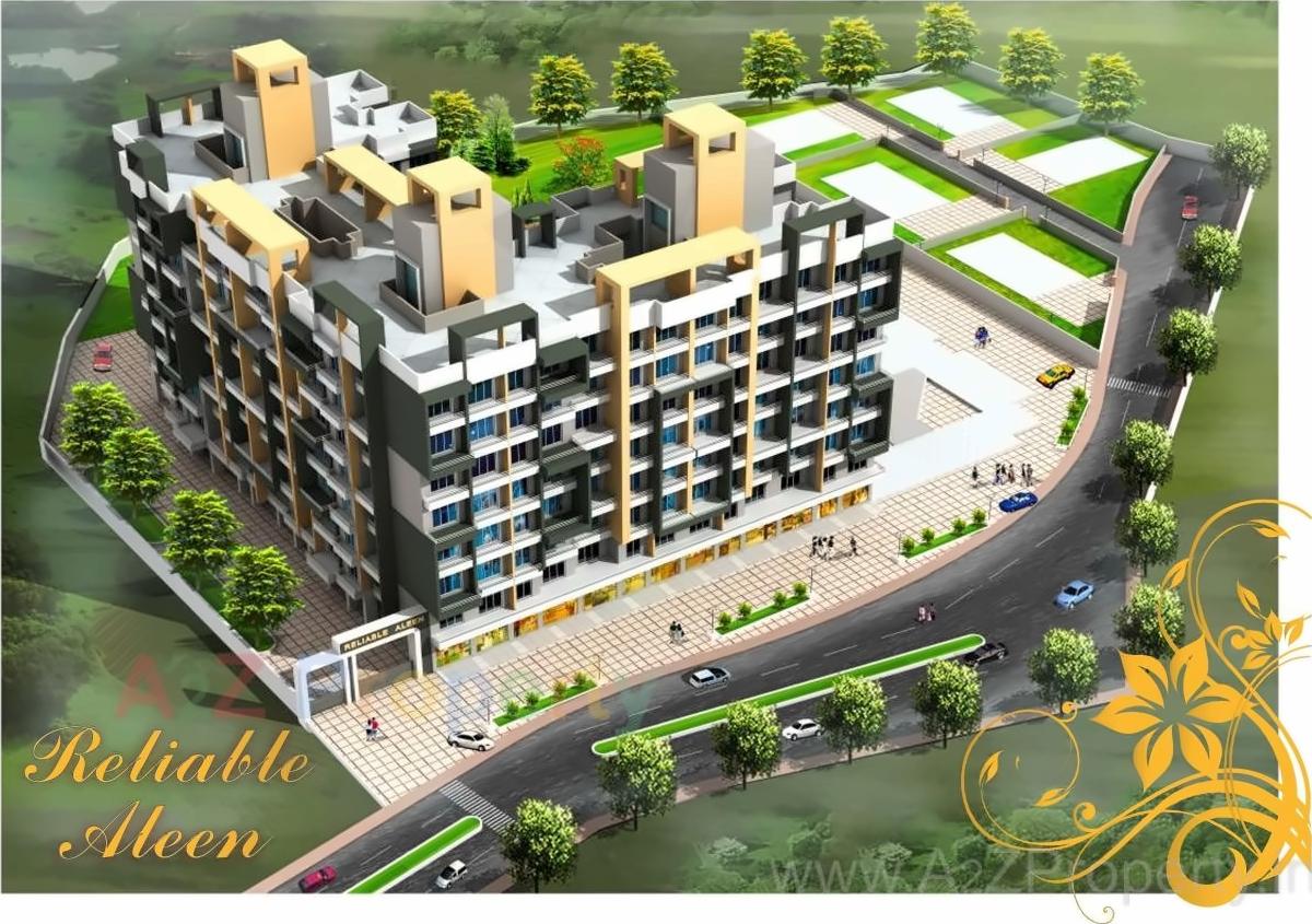 3D Elevation of real estate project Reliable Aleen A,b,c located at Vasaivirar-city-m-corp, Palghar, Maharashtra