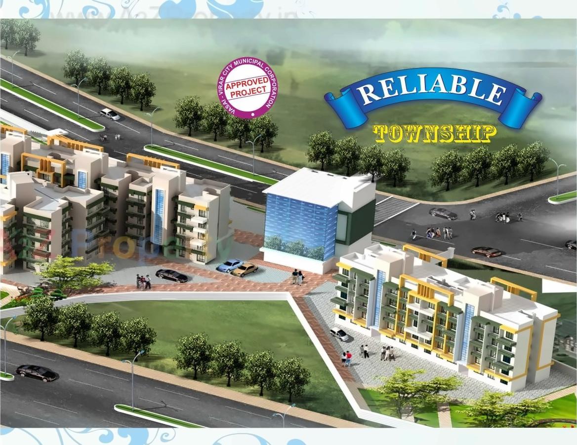 3D Elevation of real estate project Reliable Township / Rt  A, located at Vasaivirar-city-m-corp, Palghar, Maharashtra
