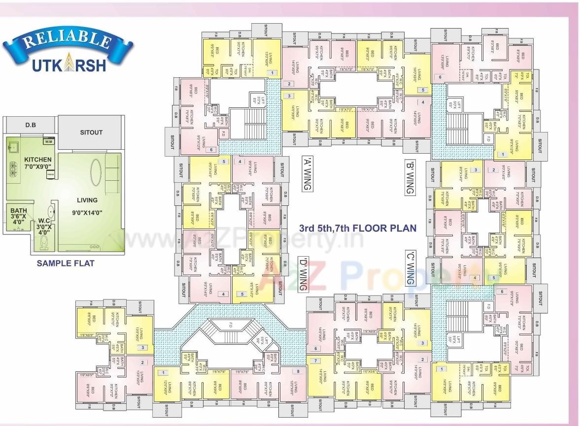 Image 13269 6 of real estate project Reliable Utkarsh A,b located at Vasaivirar-city-m-corp, Palghar, Maharashtra