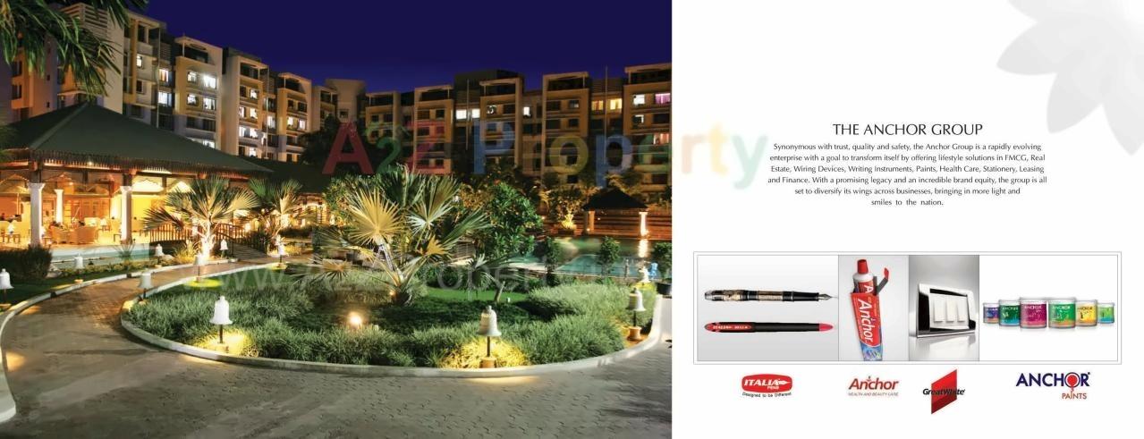 3D Elevation of real estate project Rose Anchor Park located at Vasaivirar-city-m-corp, Palghar, Maharashtra