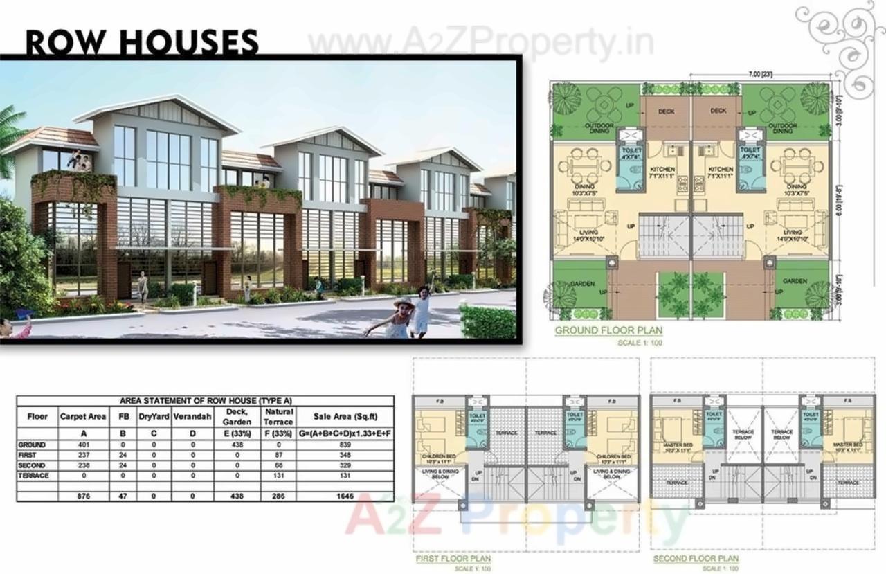 Layout of real estate project Royale Seasons located at Khodala, Palghar, Maharashtra
