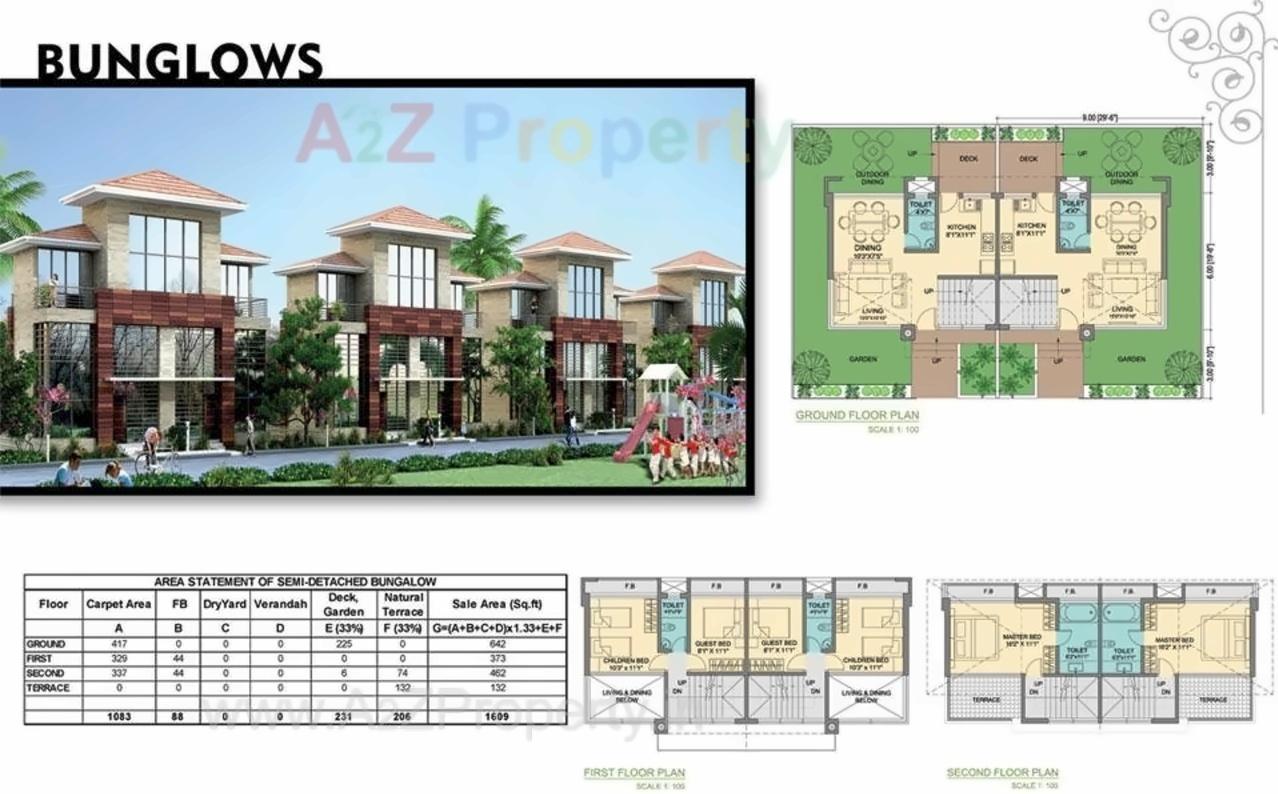 Layout of real estate project Royale Seasons located at Khodala, Palghar, Maharashtra