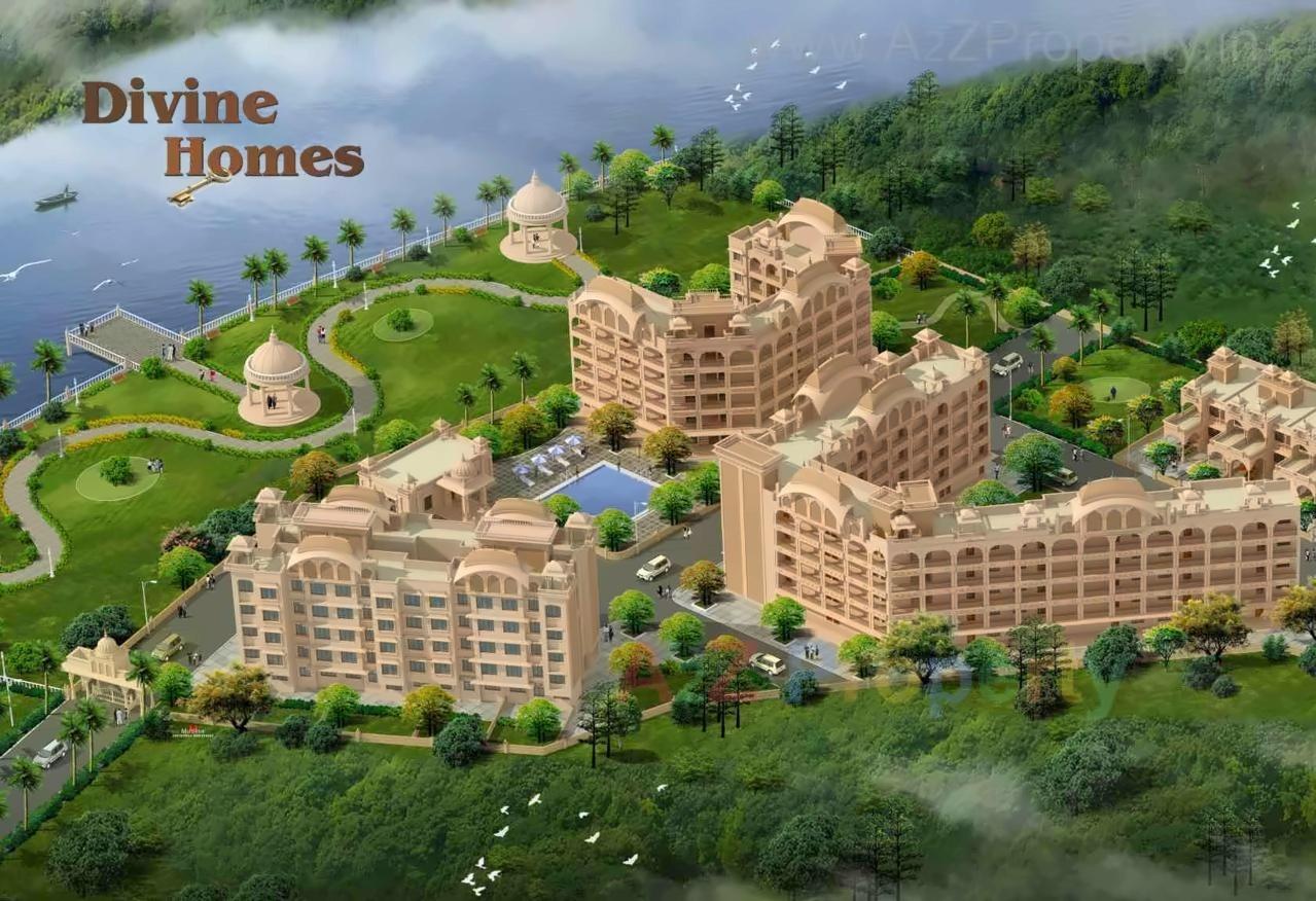 3D Elevation of real estate project Sai River Palace located at Lalonde, Palghar, Maharashtra