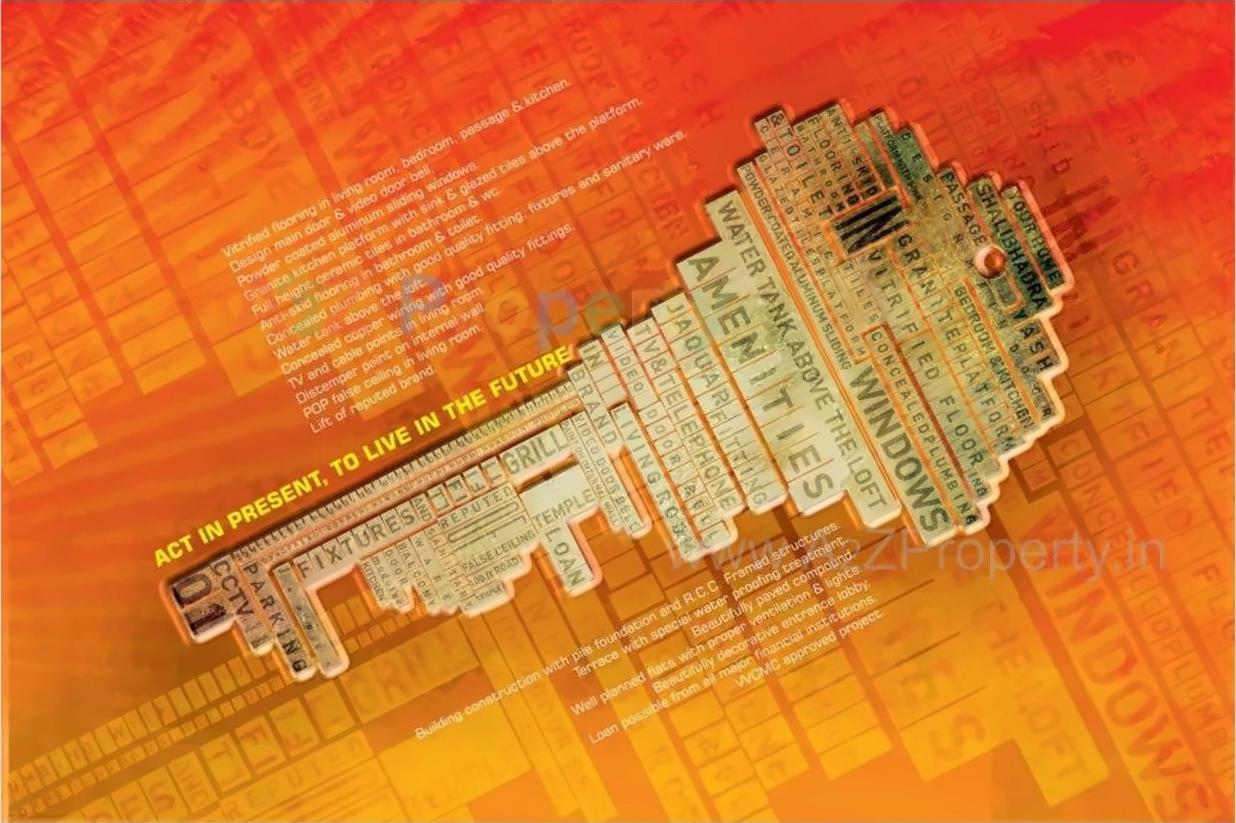 3D Elevation of real estate project Shalibhadra Yash located at Vasaivirar-city-m-corp, Palghar, Maharashtra