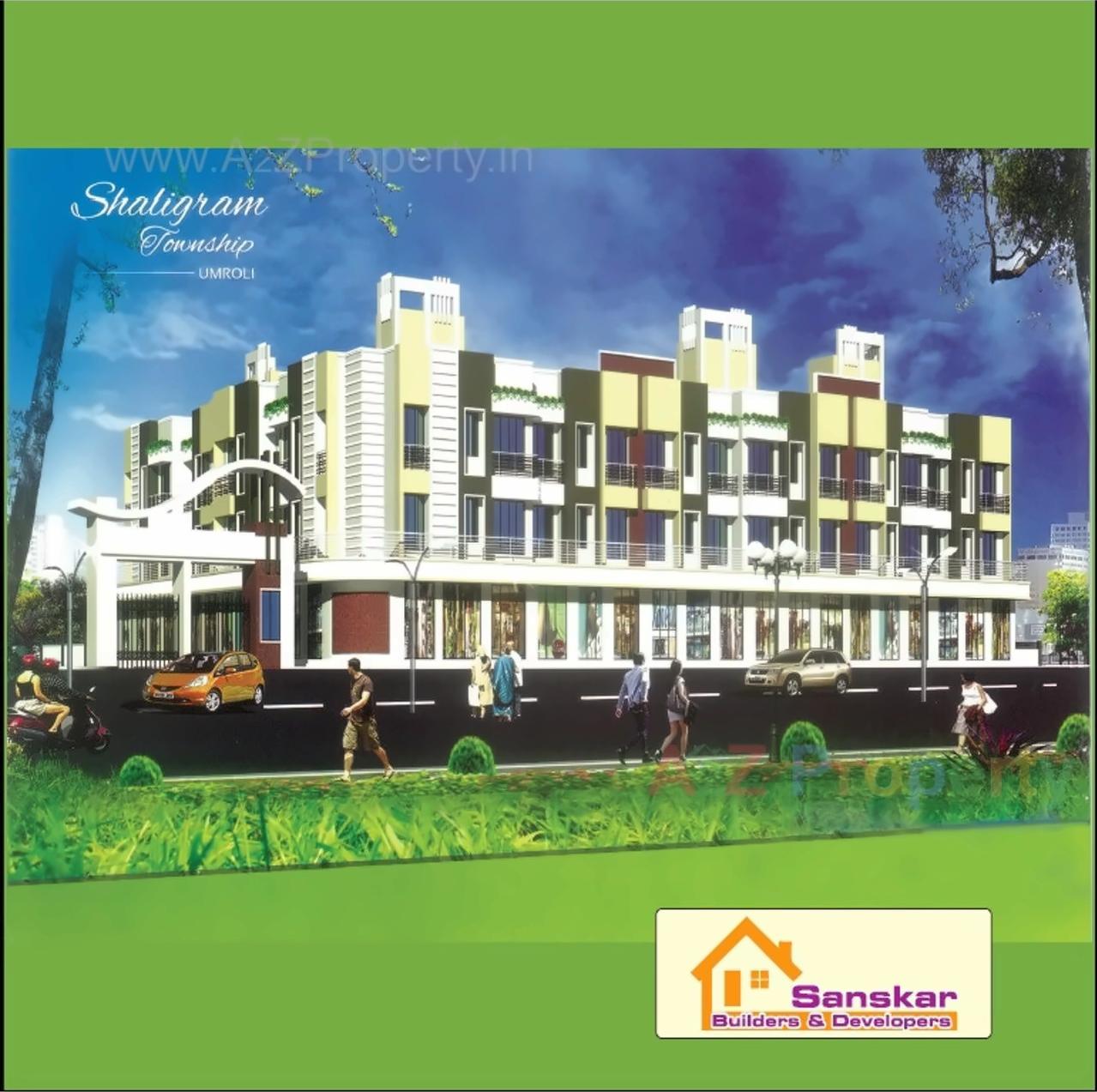 3D Elevation of real estate project Shaligram Township located at Padghe, Palghar, Maharashtra