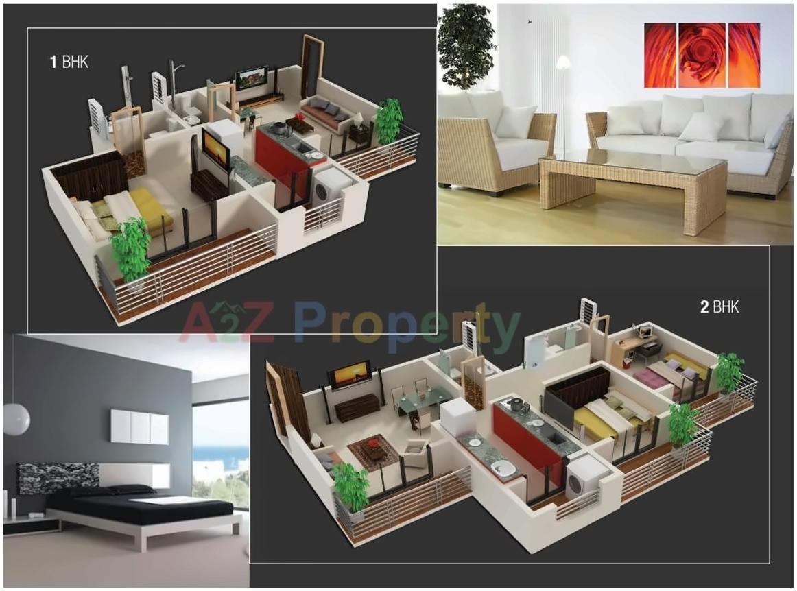 Layout of real estate project Shubhangan Greens located at Palghar, Palghar, Maharashtra