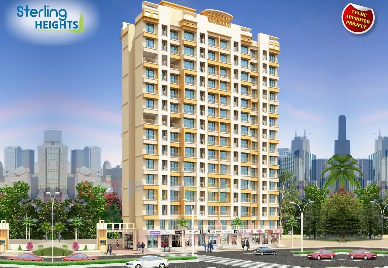 3D Elevation of real estate project Sterling Heights located at Vasaivirar-city-m-corp, Palghar, Maharashtra