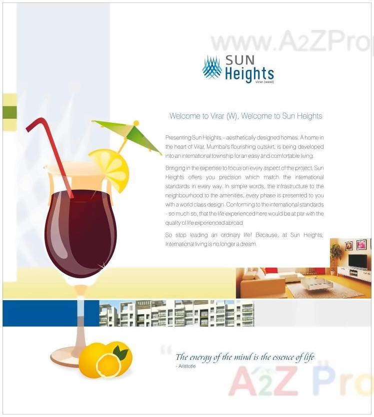  of real estate project Sun Heights located at Vasaivirar-city-m-corp, Palghar, Maharashtra