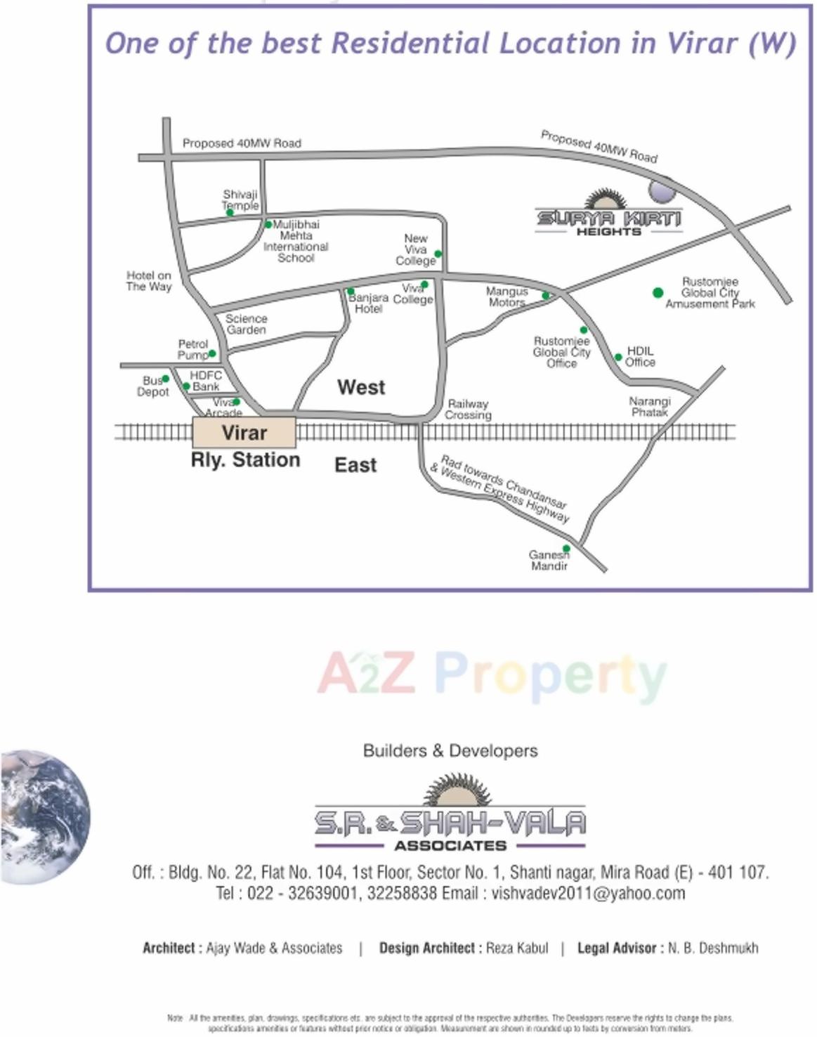  of real estate project Surya Kirti Heights Tower located at Vasaivirar-city-m-corp, Palghar, Maharashtra