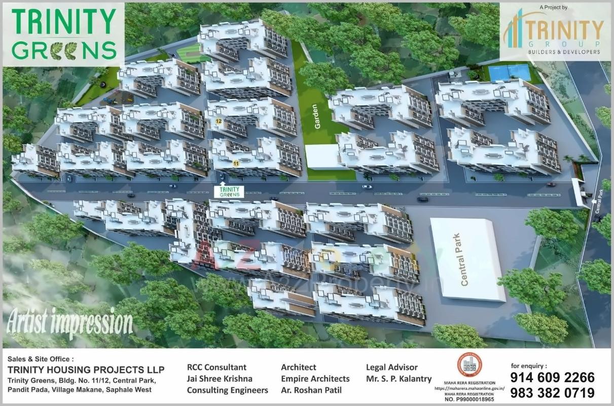  of real estate project Trinity Greens located at Makane, Palghar, Maharashtra