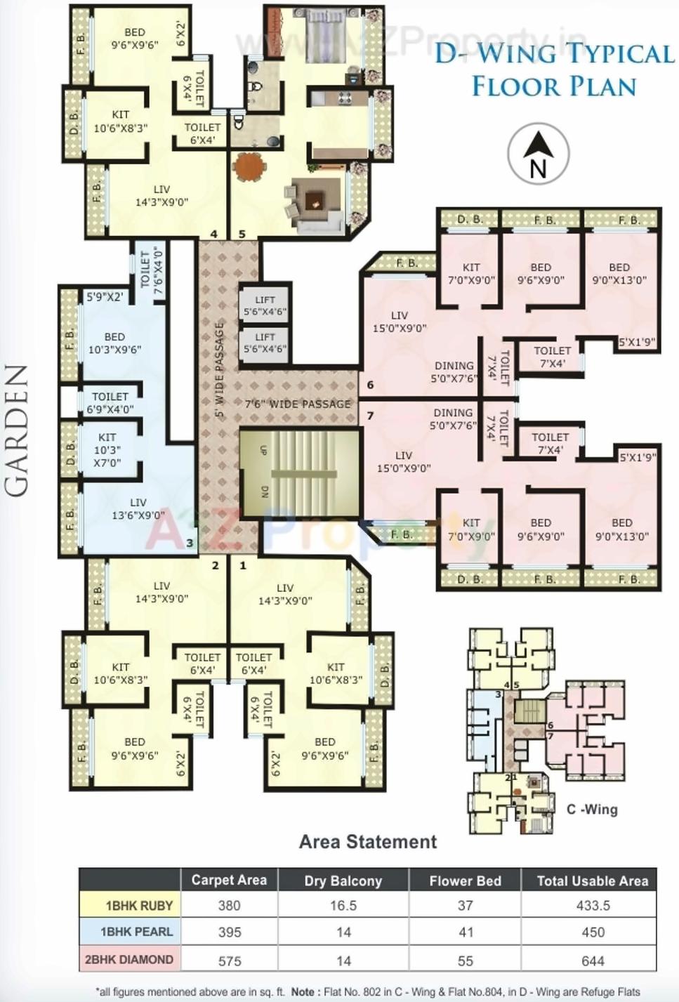 Layout of real estate project Unique Homes located at Vasaivirar-city-m-corp, Palghar, Maharashtra